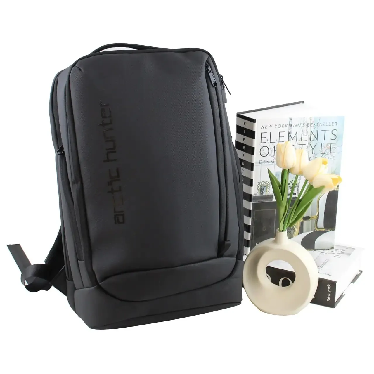 کوله پشتی پارچه ای روزمره و مدرسه دانشگاه سه بند جیب دار