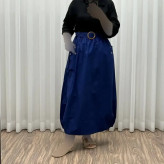 دامن کتان زنانه فری سایز شیک و راحت کد 1301 مناسب تا سایز 48 چهارفصل