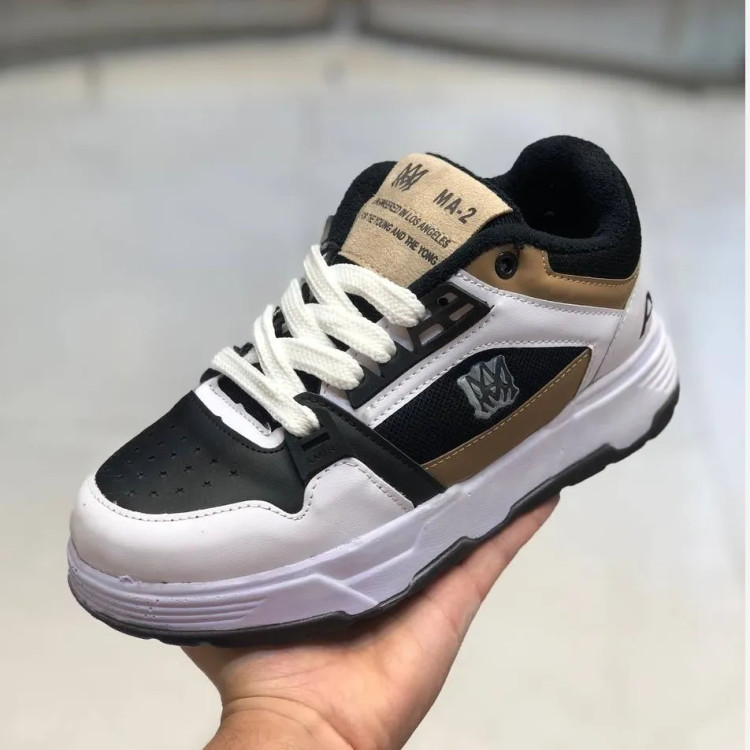 کفش مردانه جردن تراویس چرم صنعتی سفید کرم دور دوخت