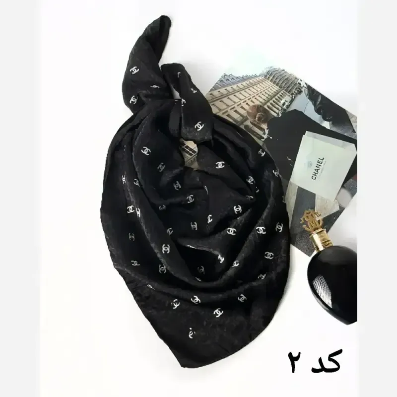 مینی اسکارف مارک کوپرا جنس ژان ژان قواره 65 در 65 سانتی متر