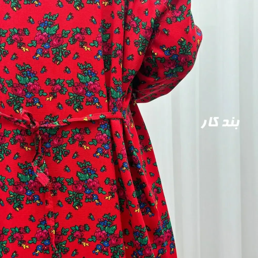 پیراهن نخی ترکمنستان گل نقلی فری سایز تا 54 چهارفصل شیک و راحت طل<bos>وبند دار