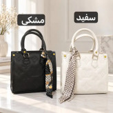 کیف دخترانه چرم مصنوعی روزمره و مجلسی ابعاد 24 در 21 سانتیمتر