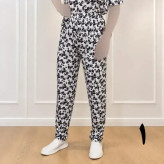 شلوار گیاهی راحتی زنانه وارداتی قد 100 سانت