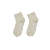 جوراب نیم ساق زنانه طرح کبریتی بیسیک نخ و پنبه فری سایز