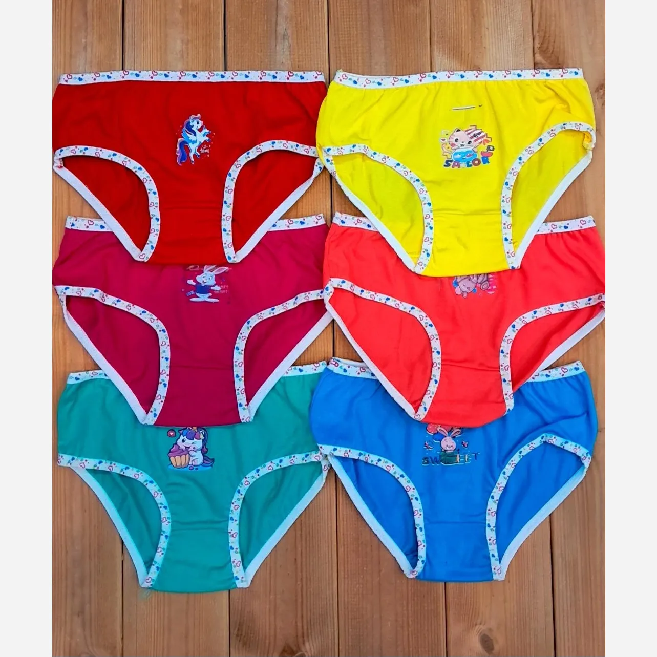 شورت بچگانه دخترانه نخ پنبه نرم و لطیف مناسب استفاده روزانه سایز S L XL