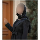 مانتو ماکسی فاخر بزیاق کره ای مشکی سایز یک و دو
